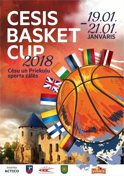 Staptautiskas basketbola sacensības “Cēsis Basket Cup 2018”