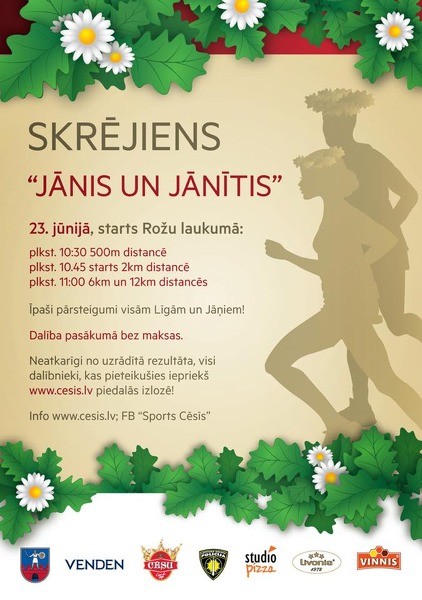 Skrējiena “Jānis un Jānītis 2017” rezultāti