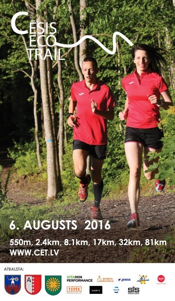 Cēsis 810 gadi - 81 km - 8,1 km. Cēsis Eco Trail