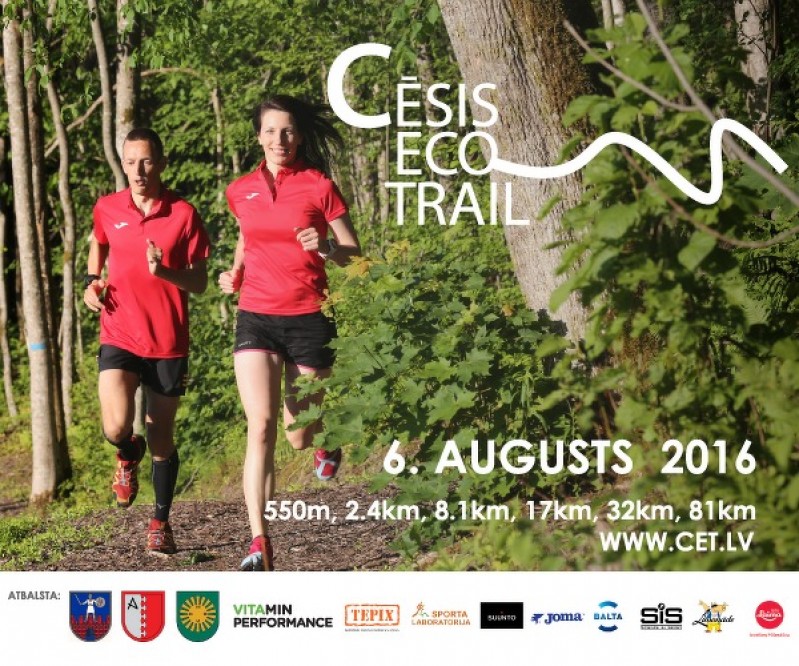 Augustā "Cēsis Eco Trail" sacensības