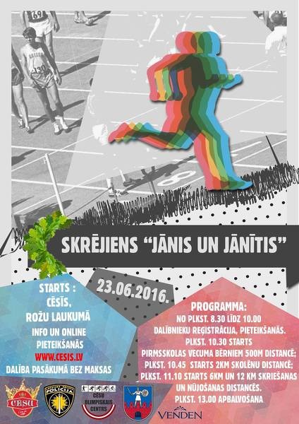 Skrējiena "Jānis un Jānītis 2016" rezultāti