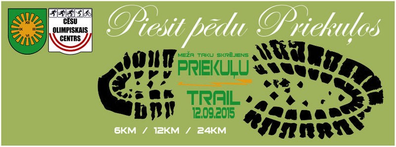 Meža taku skrējiens "Priekuļu trail 2015"