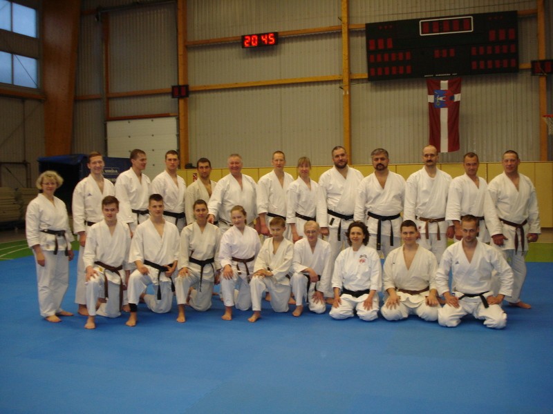 Lielbritānijas karatē meistars Cēsīs