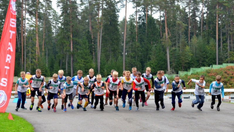 Rudens stafetes Cēsu Olimpiskajā centrā