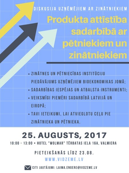 Produkta attīstība sadarbībā ar pētniekiem un zinātniekiem