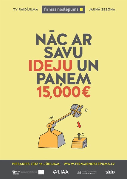 Sākas pieteikšanās jauno uzņēmēju TV sacensībām “Firmas noslēpums”