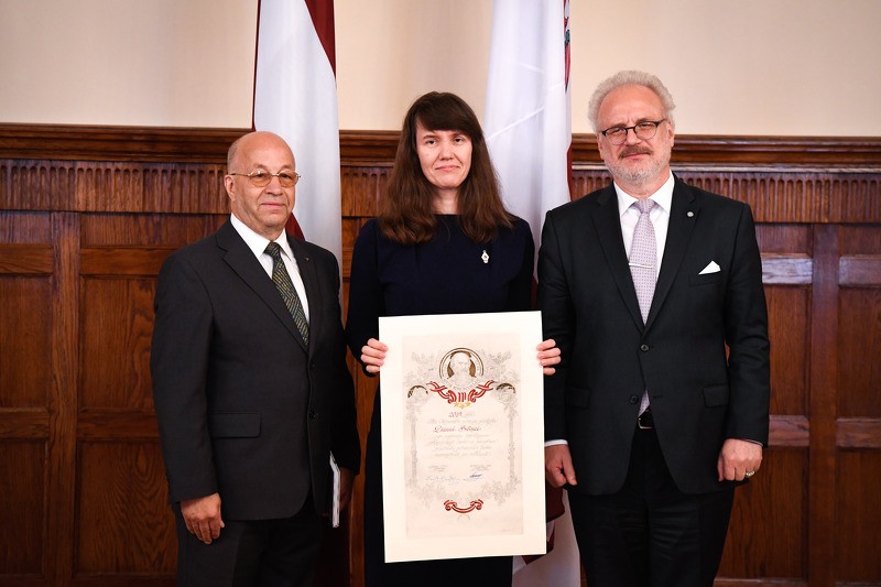 CVĢ skolotājai Diānai Siliņai Ata Kronvalda prēmija