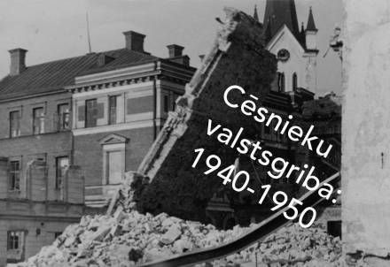 Elīnas Kalniņas ekskursija “Cēsnieku valstsgriba: 1940-1950"