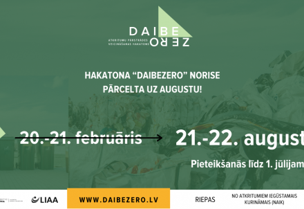 Hakatona “DaibeZero" norise pārcelta uz augustu