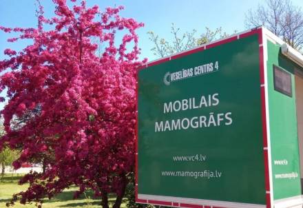 Mobilais mamogrāfs 15.aprīlī Cēsīs