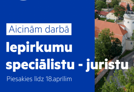 Aicina darbā iepirkumu speciālistu - juristu