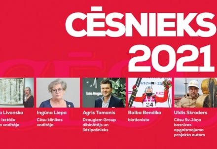 Aicinām iedzīvotājus balsot par "Cēsnieks 2021" titula ieguvēju