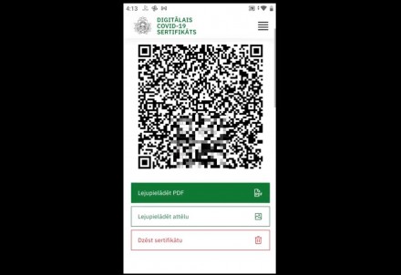 Video pamācība -  kā lejupielādēt Covid-19 sertifikātu telefonā