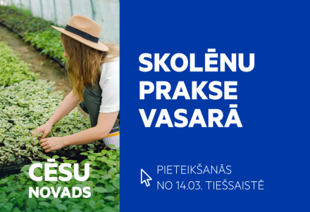 [Pieteikšanās beigusies] No 14.marta pieteikšanās skolēnu vasaras darbiem