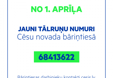 Bāriņtiesā mainīti tālruņa numuri