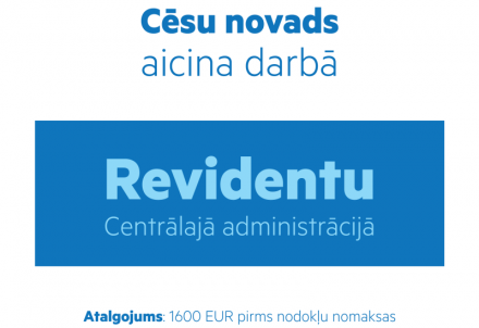 Cēsu novada pašvaldība aicina darbā revidentu