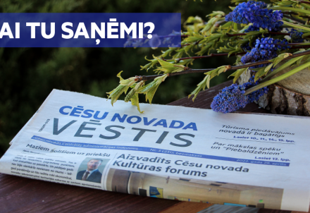 Ja savā pastkastē neesi saņēmis “Cēsu Novada Vēstis", informē pašvaldību!