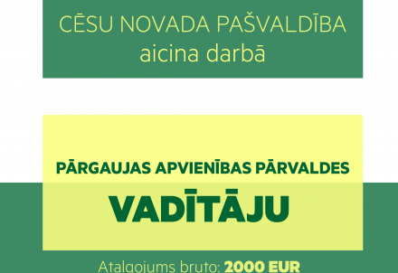 Aicina darbā Pārgaujas apvienības pārvaldes vadītāju