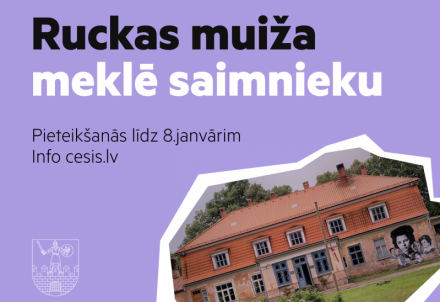 Izsludināts konkurss Ruckas muižas bezatlīdzības lietošanai radošajām industrijām