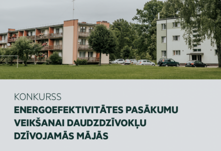 Izsludināts konkurss energoefektivitātes pasākumu veikšanai daudzdzīvokļu dzīvojamās mājās