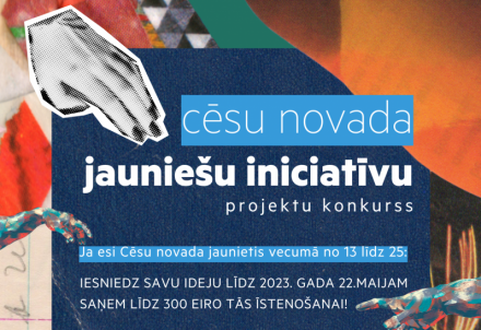 Izsludināts Cēsu novada jauniešu iniciatīvu projektu konkurss