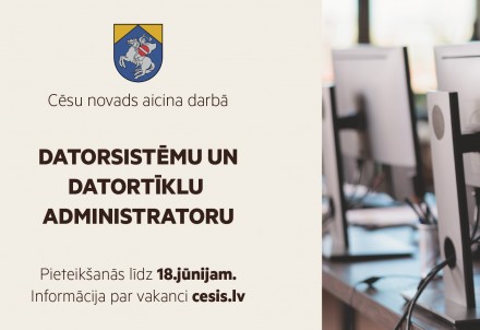 Pašvaldība aicina darbā datorsistēmu un datortīklu administratoru