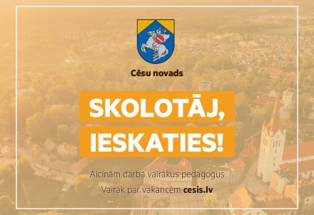 Vakances Cēsu novada izglītības iestādēs