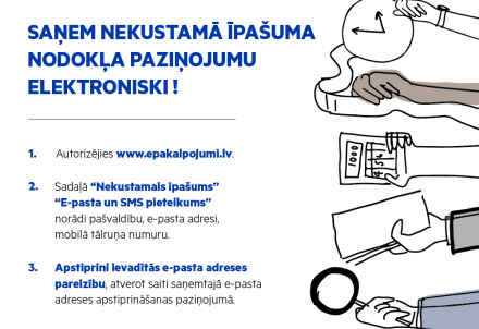 Saņem nekustamā īpašuma nodokļa maksāšanas paziņojumu elektroniski!