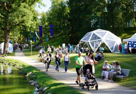 Foto atskats uz Cēsu skatuvi Sarunu festivālā LAMPA