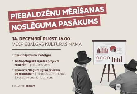 Piebaldzēni nomērīti – aicinām uz pētījuma noslēguma pasākumu!