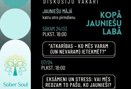 Aicina uz diskusiju ciklu "Kopā jauniešu labā"