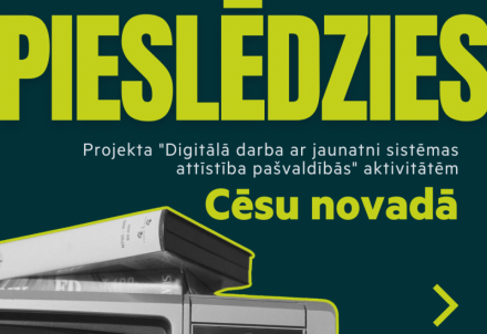 Cēsu novadā sāk projektu jaunatnes digitālo prasmju attīstībai