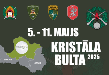 Norisināsies militārās mācības "Kristāla bulta 2025"