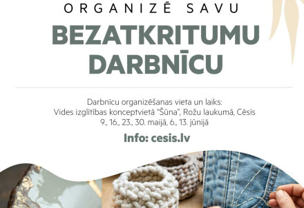 Piesakies bezatkritumu darbnīcas organizēšanai!