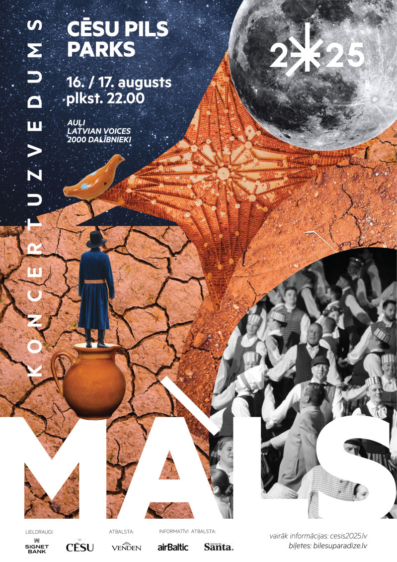 Koncertuzvedums "MĀLS" pārcelts uz Cēsu Pils parku