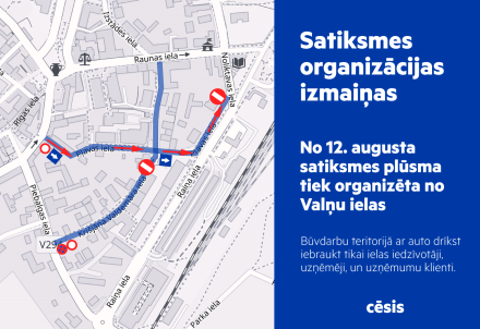 Pļavas ielas apkaimē iebraukšana no Vaļņu ielas