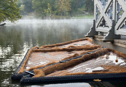 Cēsu Pils parkā atklās peldošo salu