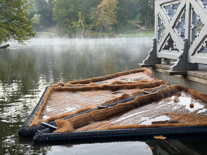 Cēsu Pils parkā atklās peldošo salu