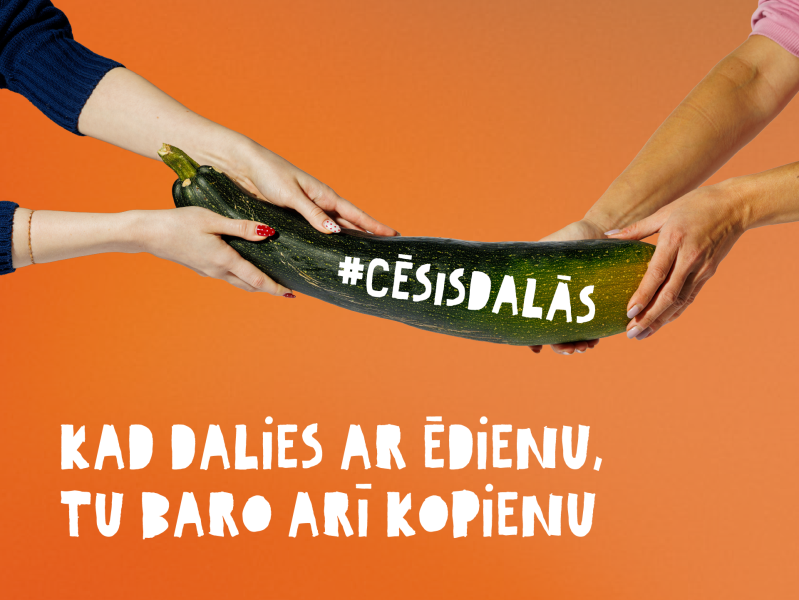 Cēsu novads uzsāk iniciatīvu pret pārtikas izšķērdēšanu un aicina: nemet ārā – dalies!