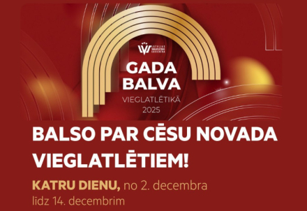 Aicina atbalstīt Cēsu novada vieglatlētus balsojumā par 2025. gada izcilniekiem