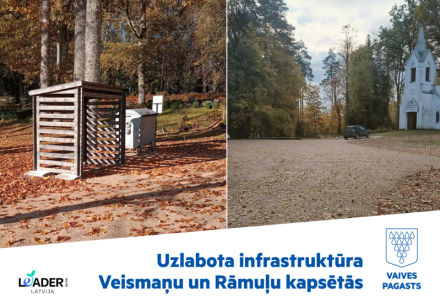 Vaives pagastā uzlabota kapsētu infrastruktūra
