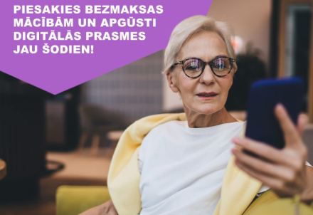 Neatliec un izmanto iespēju pieteikties bezmaksas digitālo prasmju mācībām Cēsu novadā
