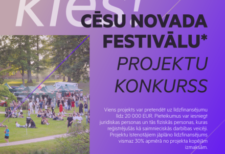 Izsludināts Cēsu novada festivālu projektu konkurss