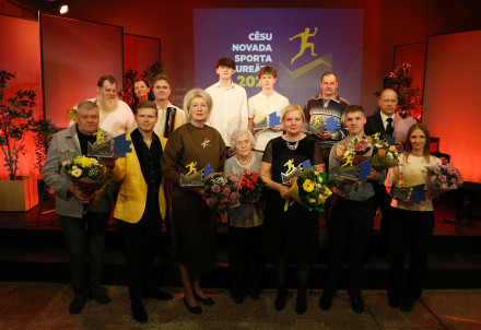 Apbalvoti 2025. gada Cēsu novada sporta izcilnieki