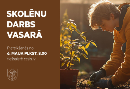 Skolēniem būs iespēja strādāt vasarā
