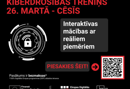 Uzņēmumi aicināti piedalīties kiberdrošibas treniņā