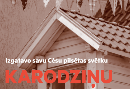 Aicinām piedalīties karodziņu šūšanas akcijā Cēsu 820 gadei