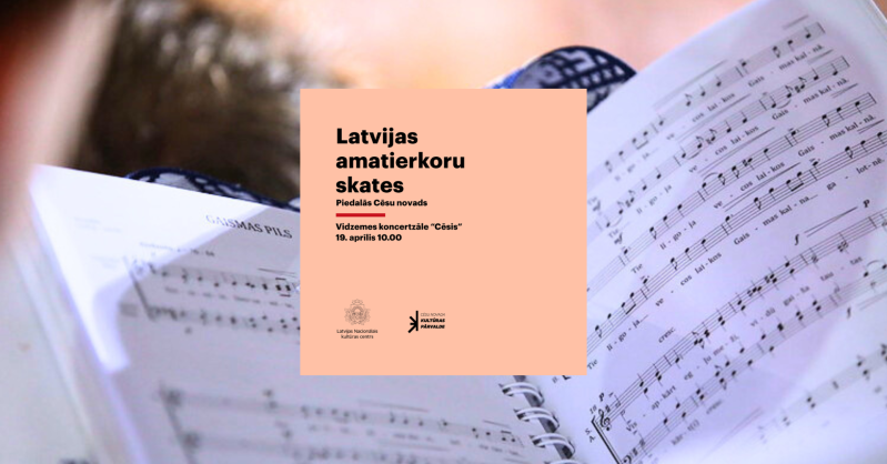 Cēsīs uzstāsies novada kori