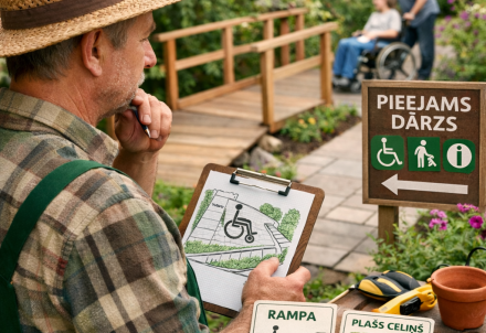 Pieejams bezmaksas dārzu pieejamības pašnovērtējuma rīks