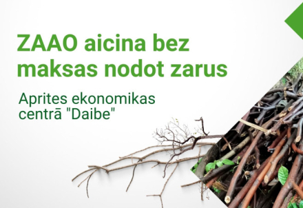 ZAAO aicina bez maksas nodot zarus AEC “Daibe"